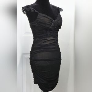 Windsor Take It Up A Notch Ruched Mini Dress